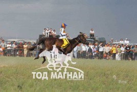 Дааганы айргийн дөрөвт Төв аймгийн Баянцогт сумын уугуул МУ-ын Тод манлай уяач С.Ганхуягийн ногоон 