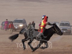 А.Баясгалангийн хар морь