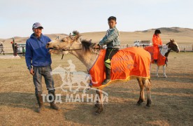 Дорнод аймгийн хойд бүсийн бага 3 насны хурдан морьдын уралдаан